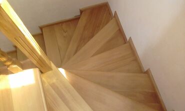 Digər tikinti materialları: Taxta pilləkən — 3