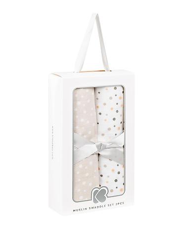 burago audi a3: KikkaBoo Pelene od muslina – set 2 kom, 80x80, Dots Beige - Set — 3