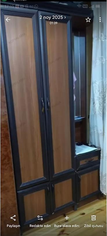 ucuz şfaner: Prihoj qarderob dəsti - Model: güzgülü, sürgülü deyil; yan hissədə — 3