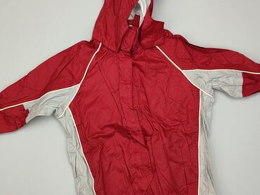 płaszcz typu trencz: Kurtka przeciwdeszczowa, 7 lat, 116-122 cm, stan - Zadowalający
