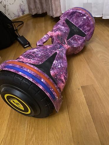 Электротранспорт: Elektrik hoverboard – qalaktika temalı bənövşəyi dizayn 1 ildir — 3