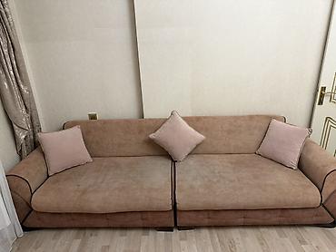 Divanlar: İki hissəli geniş salon divanı - Model: modullu 2 hissədən ibarət — 4