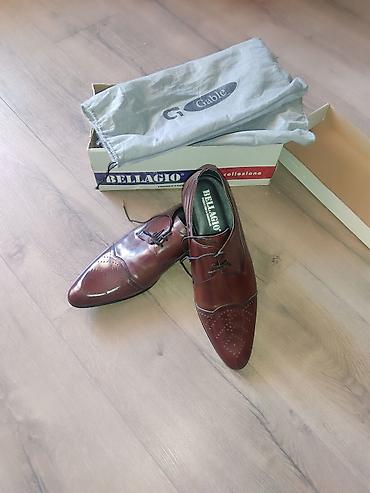 Ayaqqabılar: Bellagio Collezione klassik kişi ayaqqabıları - Model: Şnürlü, zərif — 3