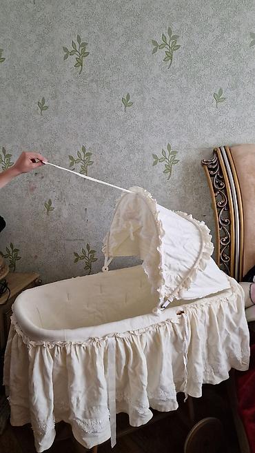 bortik desti: Təbii rotangdan hazırlanmış beşik/arabacıqlı səbət - Material: möhkəm — 3