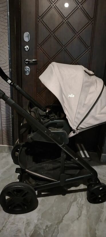 универсальные коляски stokke xplory: Joie uşaq arabası - Rəng: qara şassi və oturacaq, açıq bej günlüyə