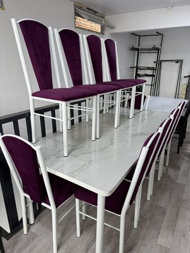 Кухонные столы и стулья: Кухонный стол и стул, цвет - Серый — 34