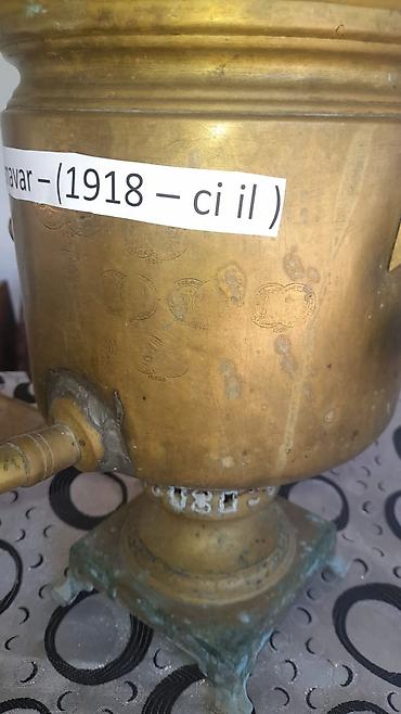 antik samovar: Satılır müxtəıif qədimi əşyalar.( kitablar,plastinkalar,döş — 4