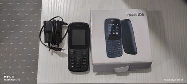 Nokia: Nokia 106, Жаңы, түсү - Кара, 2 SIM