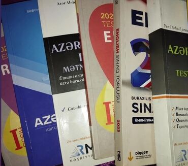Digər: Kitablar satılır bəziləri tər təmiz bəziləri az işlənmişdir