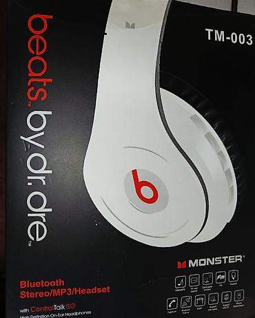 mikrofonlu qulaqlıq: Beats by Dr. Dre TM-003 – Bluetooth Stereo/MP3 Headset - Simsiz — 1