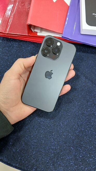 Apple iPhone: IPhone 14 Pro, 128 GB, Black Titanium, Face ID