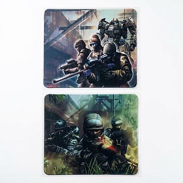 Коврик для мышки резиновый. Размеры: 29 см х 25 см. Игровые