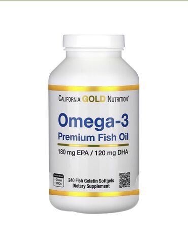 Витамины и БАДы: Рыбий жир омега-3 премиального качества от California Gold Nutrition