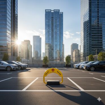 Qəza dayanma nişanları: Smart Parking – Avtomatik dayanacaq yerinin qoruyucu baryeri Sadəcə bu — 9