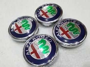 Gume i felne: Cepovi za alu felne 60mm Alfa Romeo zeleno hrom. Cepovi za alu felne — 4