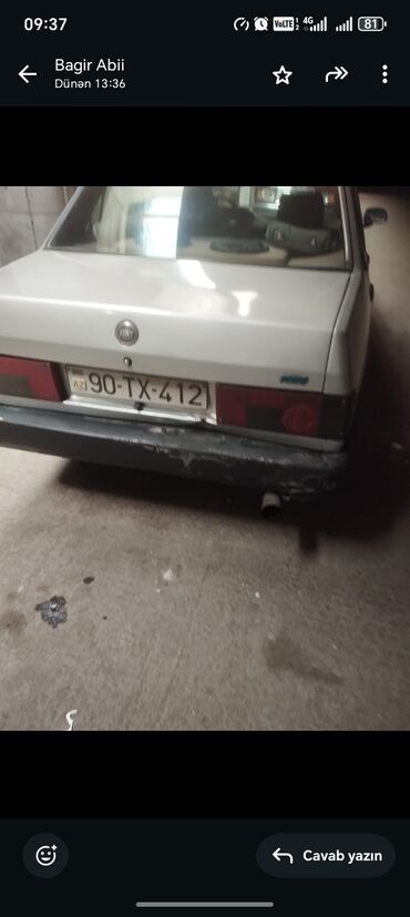 Tofas: Tofaş Şahin/Doğan (sedan) – gümüşü rəng Xüsusiyyətlər: - Kuzov: 4 — 13