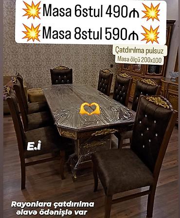 su ceni bak: Masa ve oturacaq yeni rəng seçimi var — 1