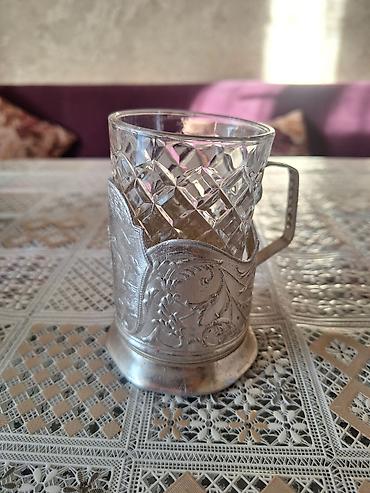 cay stəkani: Məhsul: Metal stəkanaltı dəsti (3 ədəd) biri 15. Təsvir: - Klassik — 5