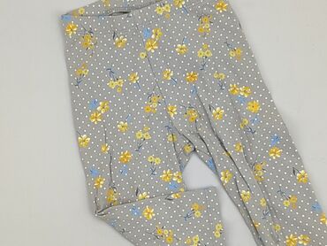 czarne lakierowane legginsy: Legginsy dziecięce, C&A, 2-3 lat, 92/98, stan - Dobry