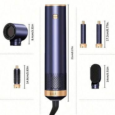 üz masaj aparatı: 5-in-1 Styling Comb – çoxfunksiyalı isti hava ilə saç formalaşdırma — 4