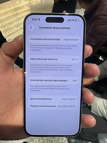 IPhone 15 Pro, 256 ГБ, цвет — светлый (титановый) Характеристики и