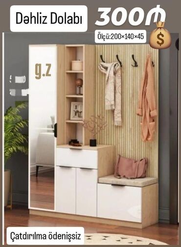 Divanlar: Yeni, Açılan, Düz dolab, Dəhliz dolabı