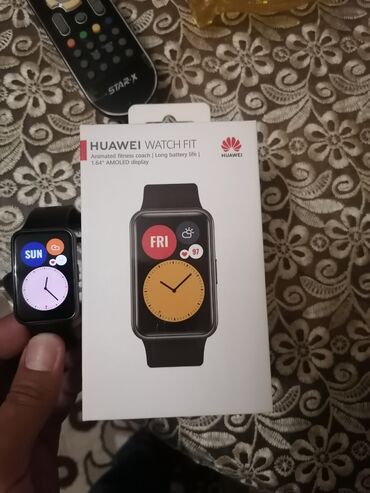 yoqa və fitnes üçün xalçalar: İşlənmiş, Smart saat, Huawei, Sensor ekran, rəng - Qara