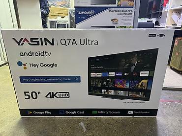 google: YASIN 50 Q7A Ultra Android TV Smart Wi-Fi представляет телевизоры с — 6