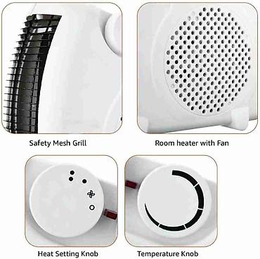 radiatır: Hava vuran qızdırıcı "Resovio FH 06" 2000W 15m² . Qeyd: Endirim — 7