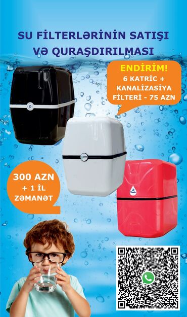 Su filtrləri: Su Filterleri. 6 merleleli. 299 azn. TDS hediyye. 1 il zemanet. 6 -da lalafo.az — 8 Su filtrləri: Su Filterleri. 6 merleleli. 299 azn. TDS hediyye. 1 il zemanet. 6 — 8