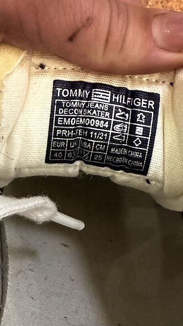 Кроссовки и спортивная обувь: Мужские кроссовки, 40, Tommy Hilfiger, Б/у, цвет - Белый, Платная доставка — 8