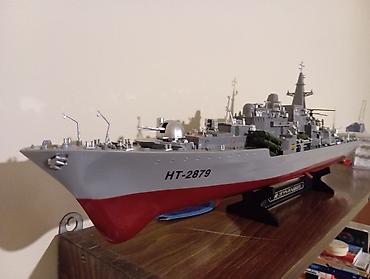 Модели кораблей: HT-2879 “Smasher” hərbi gəmi maketi - Miqyaslı detallı döyüş gəmisi — 2