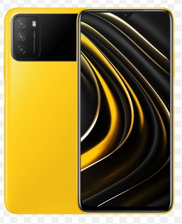 купить новый телефон: Poco M3, түсү - Сары