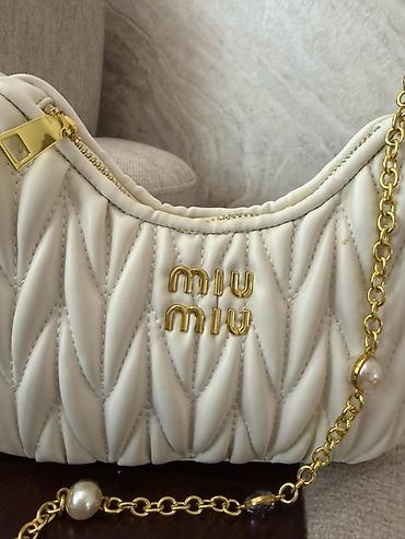 mekteb çanta: Çiyin çantası, Miu Miu, Yeni — 4