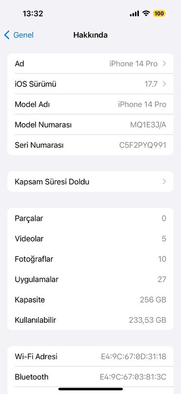 samsung 20 kabrolar: IPhone 14 Pro, 256 GB, Matte Midnight Green, Simsiz şarj