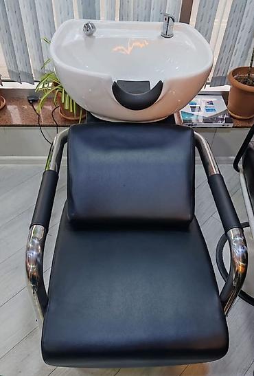 dus masaj: Razilasma yolu ile. Salon üçün saç yuma komplekti – lavabo və kreslo — 1