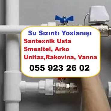 Hamam üçün aksessuarlar: Su sızıntıların Aşkarlanması və Təmir Servisi. Sınmış Arko kran