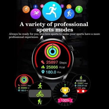 Ručni satovi: 3100din Pametan Sat - model za 2023cu 1,28 inča veliki HD ekran u — 8