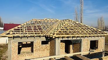 Кровля крыши: Кровельные работы — устройство стропильной системы и обрешётки - — 2