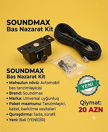 5090 qiymeti: Bass cantorl nizamlanmaq üçün soundmax yeni qutuda satış qiyməti 20 — 1