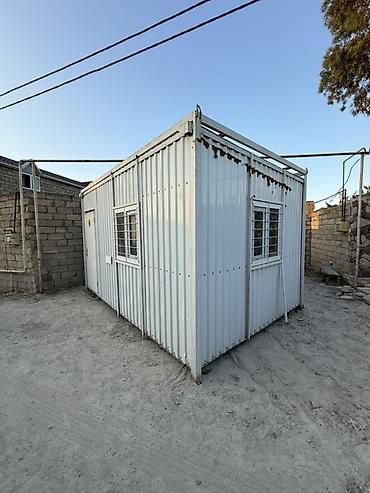 konteyner ev qiymetleri: Metalkonstruksiya modul konteyner otaq - Material: ribli sinklənmiş — 2