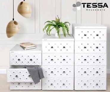 plastik kamod: Plastik dolabHəm ağ həm mebel rəng çeşidi ilə 3 siyirməli -70*64*58 — 1