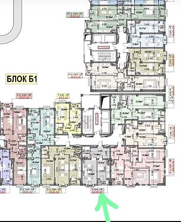 горид ош: 1 комната, 53 м², Элитка, 10 этаж, ПСО (под самоотделку) — 4