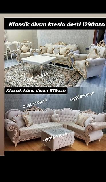 Divanlar: Künc divan, Yeni, Açılan, Bazalı, Parça, Şəhərdaxili pulsuz çatdırılma — 6