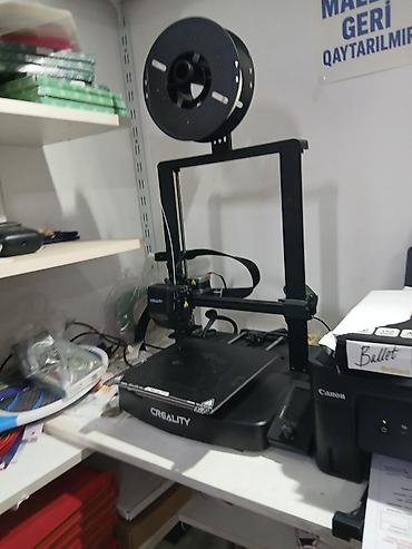 ucuz 3d yazıcı: Creality 3D printer. Şəkillərdə görünən model açıq karkaslı FDM tipli — 1