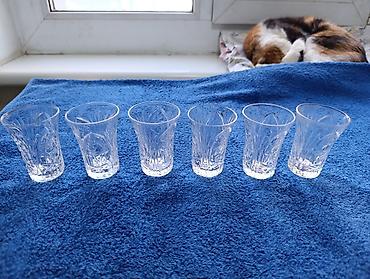 Наборы посуды: Набор столового стекла/хрусталя с гранёной и резной декорировкой — 3