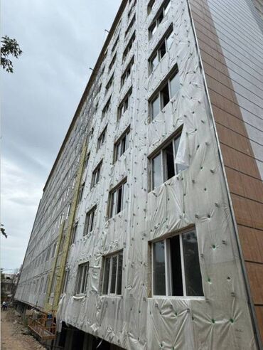 1 комнатный квартира ош: 1 бөлмө, 44 кв. м, 106-серия, 2 кабат, ПСО (өзү оңдоп түзөтүп бүтүү үчүн)