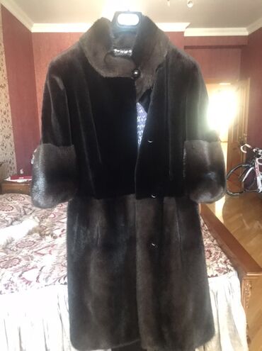 Paltolar: Lüks üst geyim kolleksiyası 1) Uzun xəz palto - Rəng: krem və qəhvəyi — 4