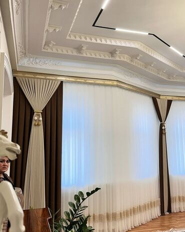 Шторы и занавески: Шторы под ключ на любой вкус!! Шикарные шторы из плотных струящихся — 10