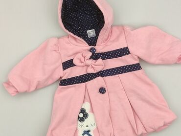 kombinezon zimowy dla dziewczynki z futerkiem: Coat, 9-12 months, condition - Very good